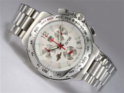 Tag Heuer Indy 500 White Dial Replica Watch TAG6959