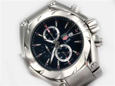Tag Heuer Link Black Dial Replica Watch TAG9160