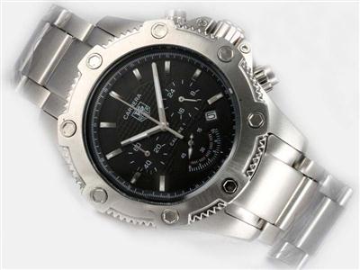 Tag Heuer Link Black Dial Same Chassis As 7750-High Quality Replica Watch TAG3893