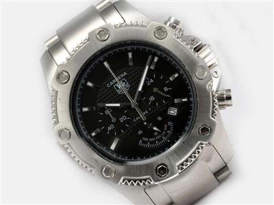Tag Heuer Link Black Dial Same Chassis As 7750-High Quality Replica Watch TAG3893