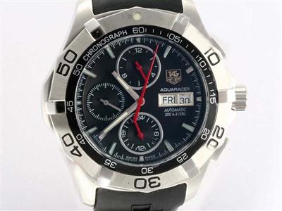 Tag Heuer Link Black Dial Same Chassis As 7750-High Quality Replica Watch TAG4181