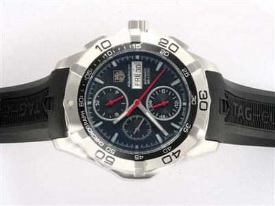 Tag Heuer Link Black Dial Same Chassis As 7750-High Quality Replica Watch TAG4181