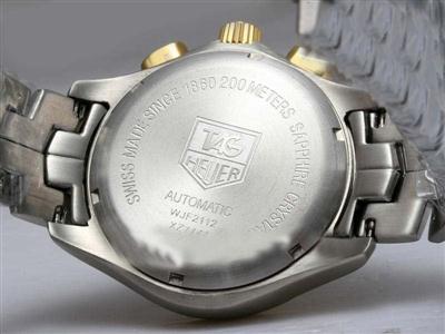 Tag Heuer Link Black Dial Same Chassis As 7750-High Quality Replica Watch TAG5102