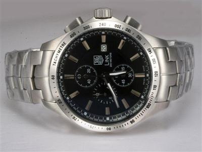 Tag Heuer Link Black Dial-Same Chassis As 7750-High Quality Replica Watch TAG7871