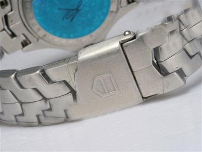 Tag Heuer Link Diamond Bezel And Marking With Blue Dial Lady Size Replica Watch TAG3041