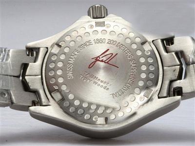 Tag Heuer Link Diamond Bezel And Marking With Blue Dial Lady Size Replica Watch TAG3041