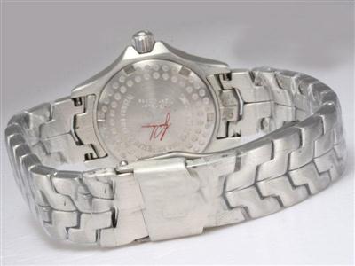 Tag Heuer Link Diamond Bezel And Marking With Pink Dial Lady Size Replica Watch TAG5727