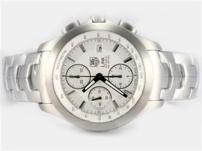 Tag Heuer Link White Dial Replica Watch TAG4756