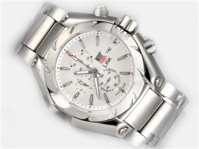 Tag Heuer Link White Dial Replica Watch TAG6753