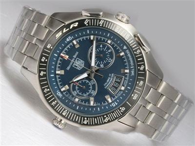 Tag Heuer Mercedes-Benz Blue Dial With Black Bezel Replica Watch TAG2976