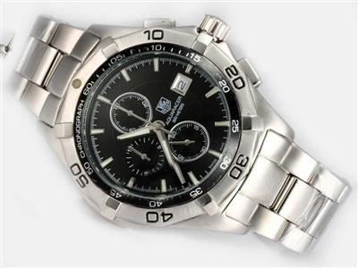 Tag Heuer Mercedes-Benz Rose Gold Case With Black Dial Replica Watch TAG3848