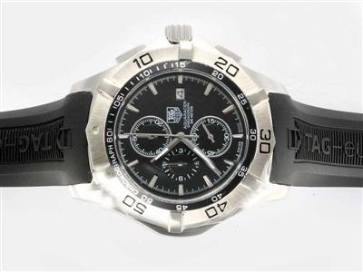 Tag Heuer Mercedes-Benz Rose Gold Case With Black Dial Replica Watch TAG4235