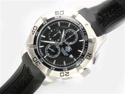 Tag Heuer Mercedes-Benz Rose Gold Case With Black Dial Replica Watch TAG4235