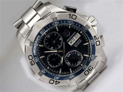 Tag Heuer Mercedes-Benz Silver Dial-Rubber Strap Replica Watch TAG8523
