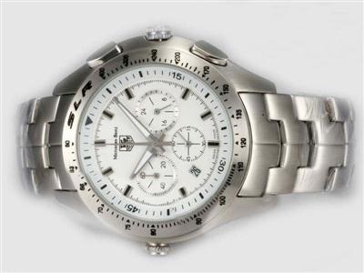 Tag Heuer Mercedes-Benz White Dial Replica Watch TAG2485