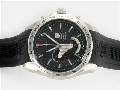 Tag Heuer Mercedes-Benz White Dial-Rubber Strap Replica Watch TAG6173