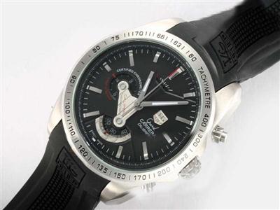 Tag Heuer Mercedes-Benz White Dial-Rubber Strap Replica Watch TAG6173