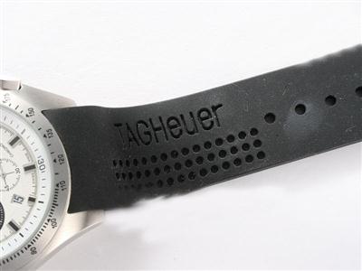 Tag Heuer Mercedes-Benz White Dial-Rubber Strap Replica Watch TAG9168