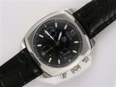 Tag Heuer Monaco Monza Black Dial-Deployment Buckle Replica Watch TAG4405