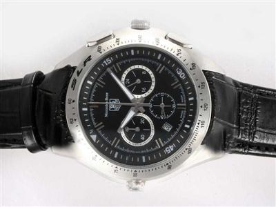 Tag Heuer Monaco Monza Black Dial-Deployment Buckle Replica Watch TAG6208