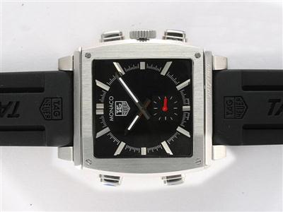 Tag Heuer Monaco Monza Black Dial Replica Watch TAG3729