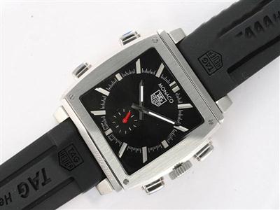 Tag Heuer Monaco Monza Black Dial Replica Watch TAG3729