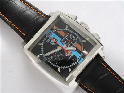 Tag Heuer Monaco Monza Black Dial Replica Watch TAG4136