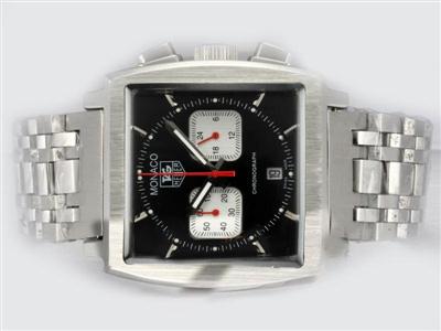 Tag Heuer Monaco Monza Black Dial Replica Watch TAG4260
