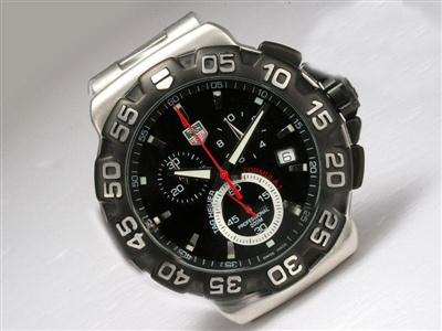 Tag Heuer Monaco Monza Black Dial Replica Watch TAG8057