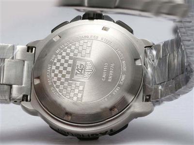 Tag Heuer Monaco Monza Black Dial Replica Watch TAG8057