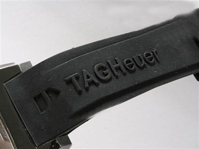 Tag Heuer Monaco Monza Blue Dial-Rubber Strap Replica Watch TAG7348