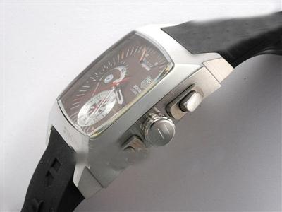 Tag Heuer Monaco Monza Brown Dial-Rubber Strap Replica Watch TAG5566