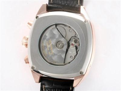 Tag Heuer Monaco Monza Rose Gold Case With Black Dial Same Chassis As 7750-High Quality Replica Watch TAG3306