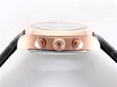 Tag Heuer Monaco Monza Rose Gold Case With Black Dial Same Chassis As 7750-High Quality Replica Watch TAG3306