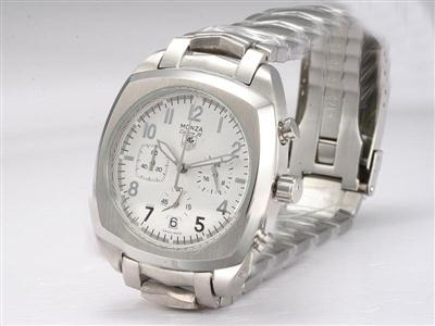 Tag Heuer Monaco Monza White Dial Replica Watch TAG2198