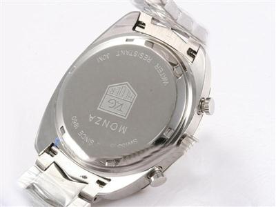 Tag Heuer Monaco Monza White Dial Replica Watch TAG2198