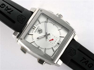 Tag Heuer Monaco Monza White Dial Replica Watch TAG7704
