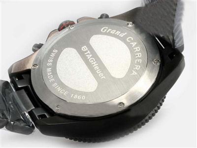 Tag Heuer Monaco Monza White Dial-Rubber Strap Replica Watch TAG3338