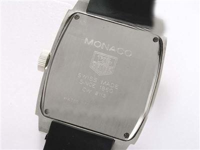 Tag Heuer Monaco Monza White Dial-Rubber Strap Replica Watch TAG3800