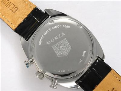 Tag Heuer Monaco Monza White Dial-Rubber Strap Replica Watch TAG4899
