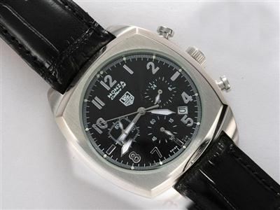 Tag Heuer Monaco Monza White Dial-Rubber Strap Replica Watch TAG4899