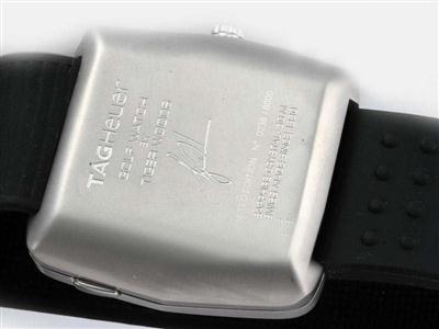 Tag Heuer Others Black Dial And Rubber Strap Replica Watch TAG6025