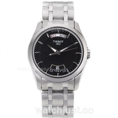 Tissot Day-Date Automatic with Black Dial S/S