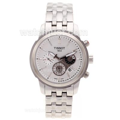 Tissot PRC200 Automatic with White Dial S/S-Sapphire Glass