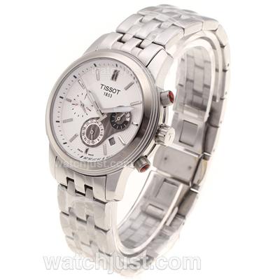 Tissot PRC200 Automatic with White Dial S/S-Sapphire Glass