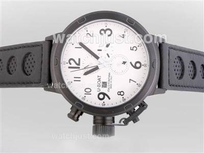 U-Boat Flight Deck 50MM Working Chronograph PVD Case-Same Structure As 7750-High Quality