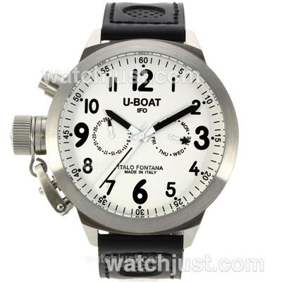 U-Boat Italo Fontana Automatic with White Dial-18K Gold Plated Movement
