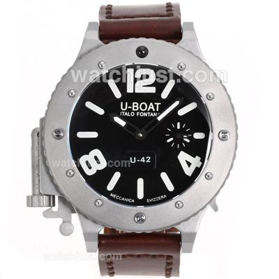 U-Boat Italo Fontana U-42 Manual Winding with Black Dial-White Markers