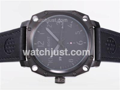 U-Boat Thousands of Feet Automatic PVD Case with Black Dial-Gray Marking