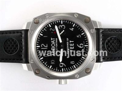 U-Boat Thousands of Feet Swiss Unitas 6497 Movement with Black Dial